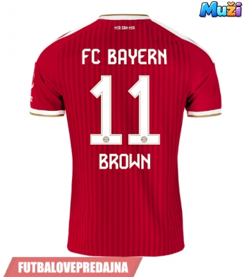 Lacne Muži Futbalové dres Bayern Munich Nathaniel Brown #11 2026-27 Krátky Rukáv - Domáci